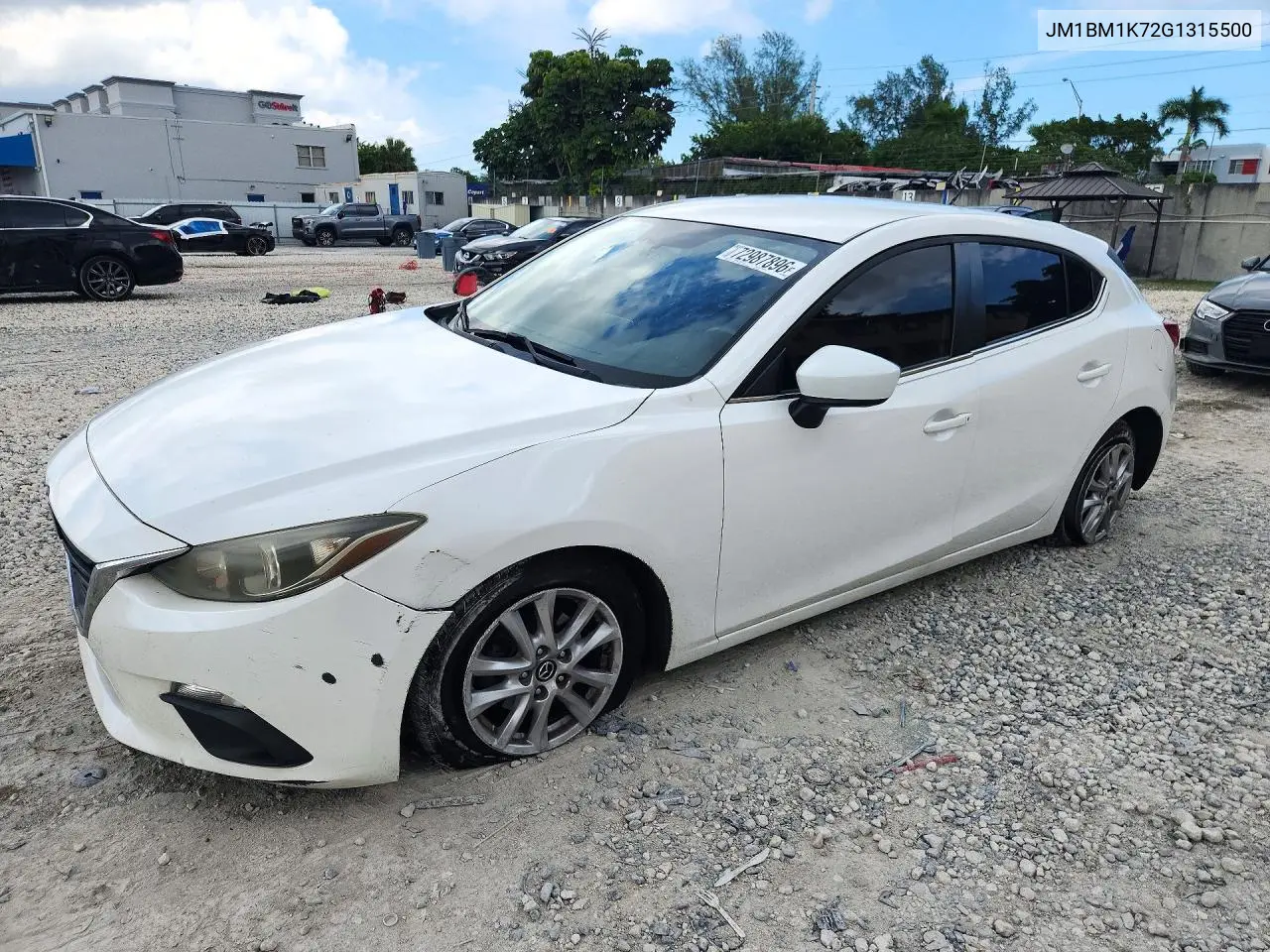 MAZDA 3 2016, VIN JM1BM1K72G1315500