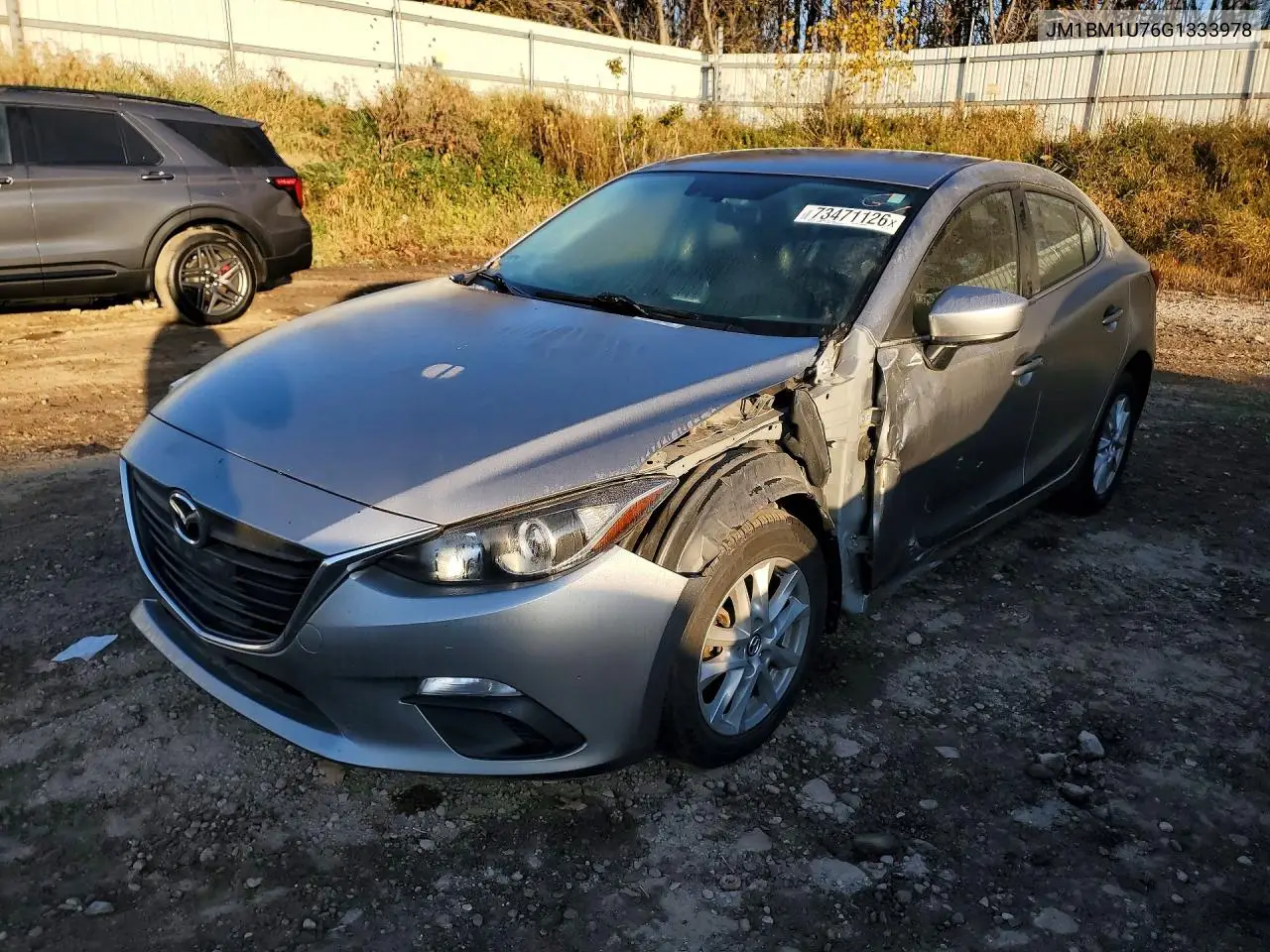MAZDA 3 2016, VIN JM1BM1U76G1333978