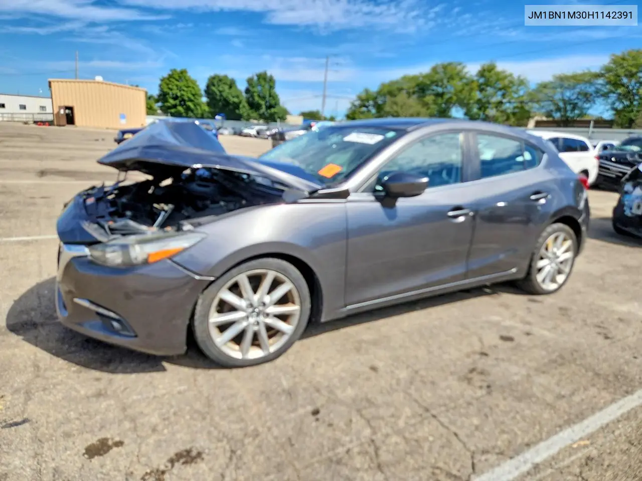 MAZDA 3 2017, VIN JM1BN1M30H1142391