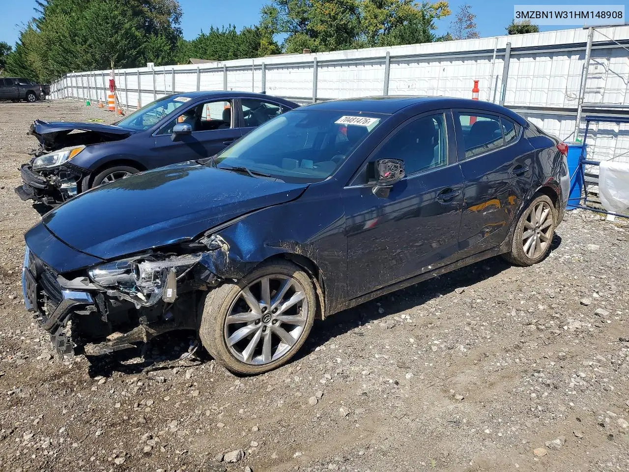 MAZDA 3 2017, VIN 3MZBN1W31HM148908