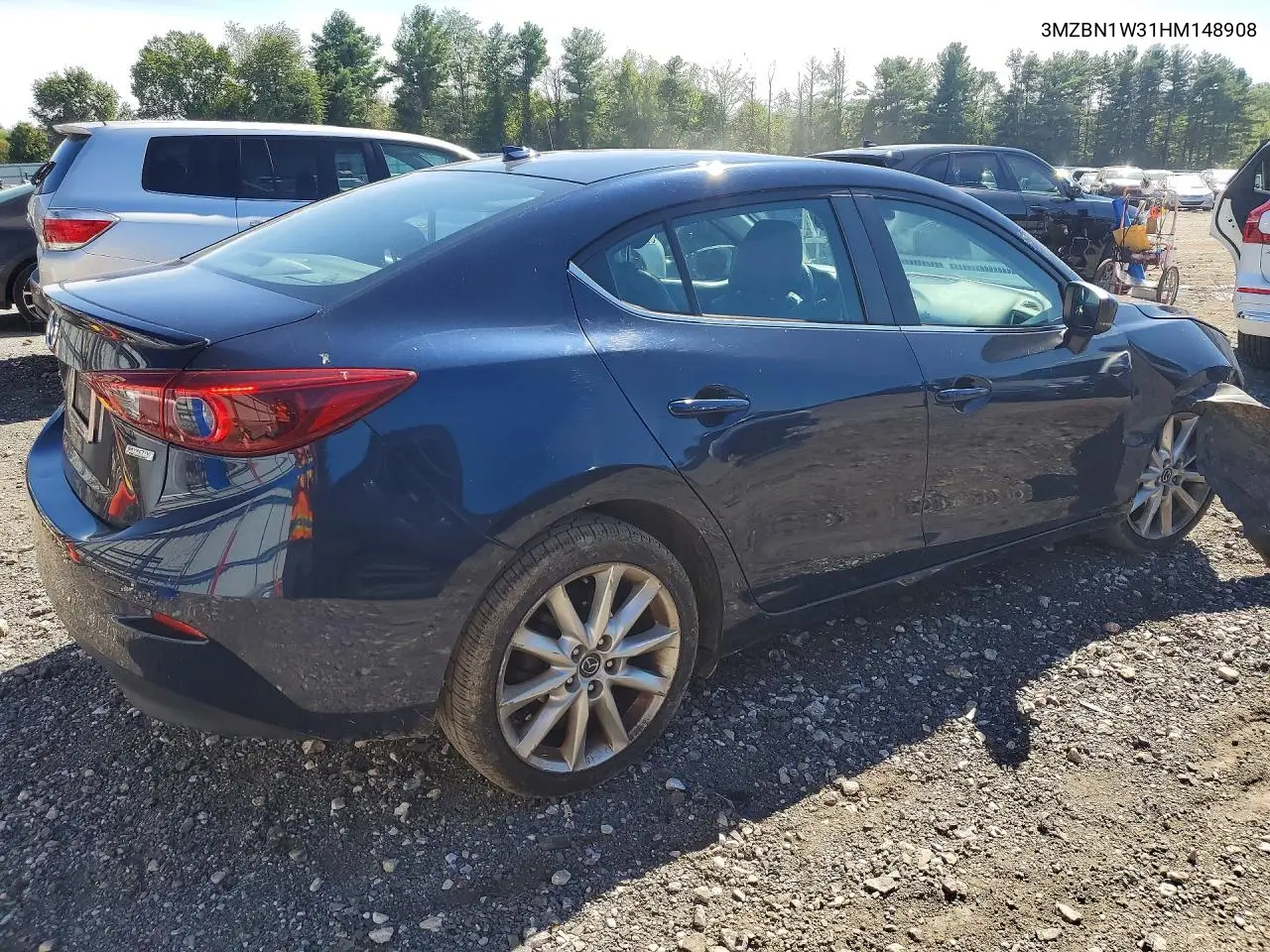 2017 MAZDA 3 VIN 3MZBN1W31HM148908 — фото 3