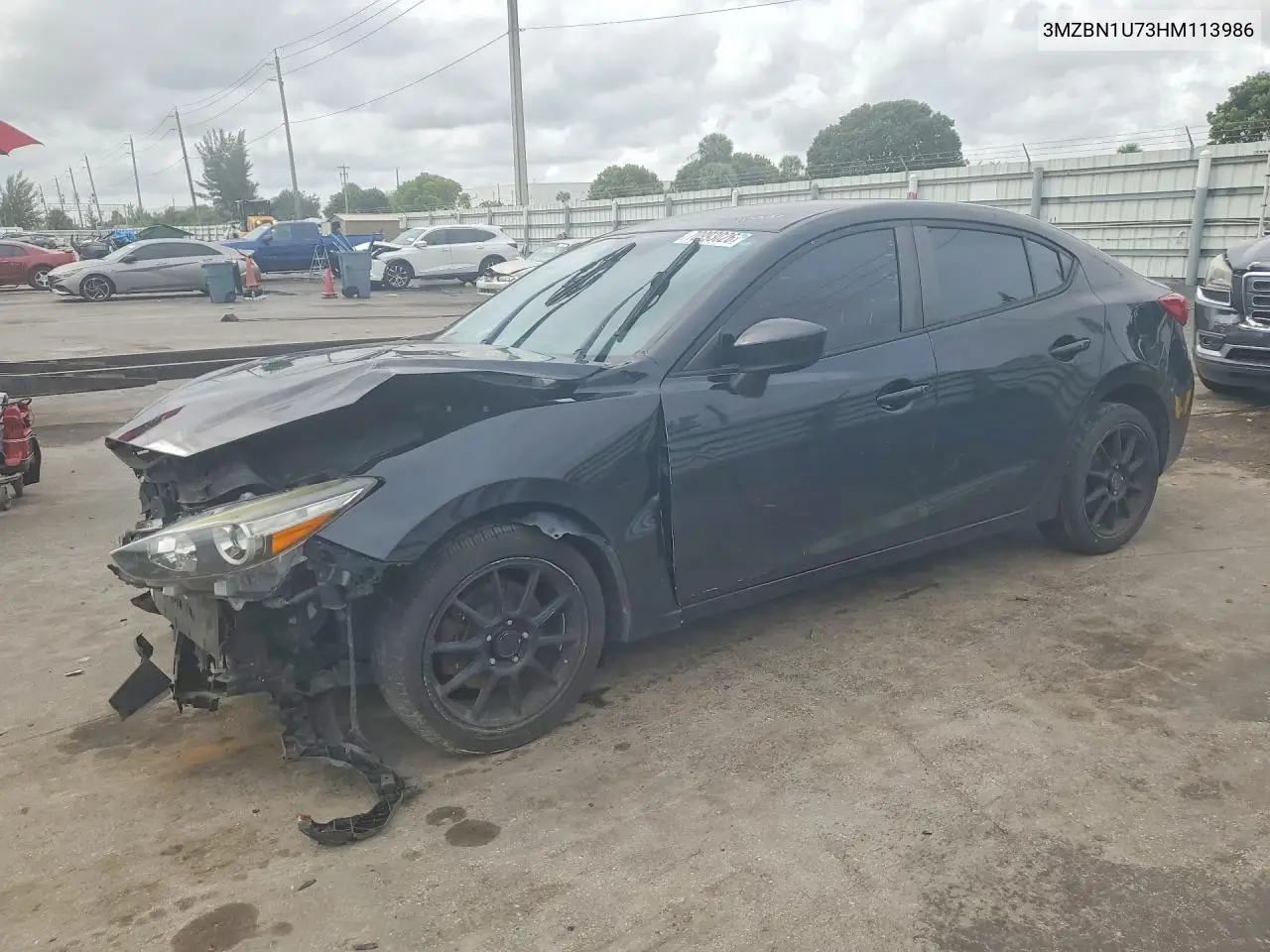 MAZDA 3 2017, VIN 3MZBN1U73HM113986