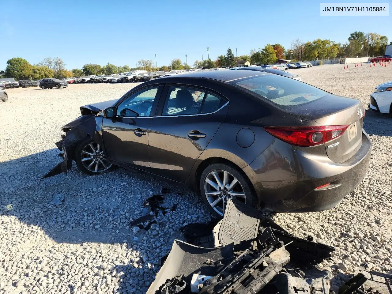 2017 MAZDA 3 VIN JM1BN1V71H1105884 — фото 2