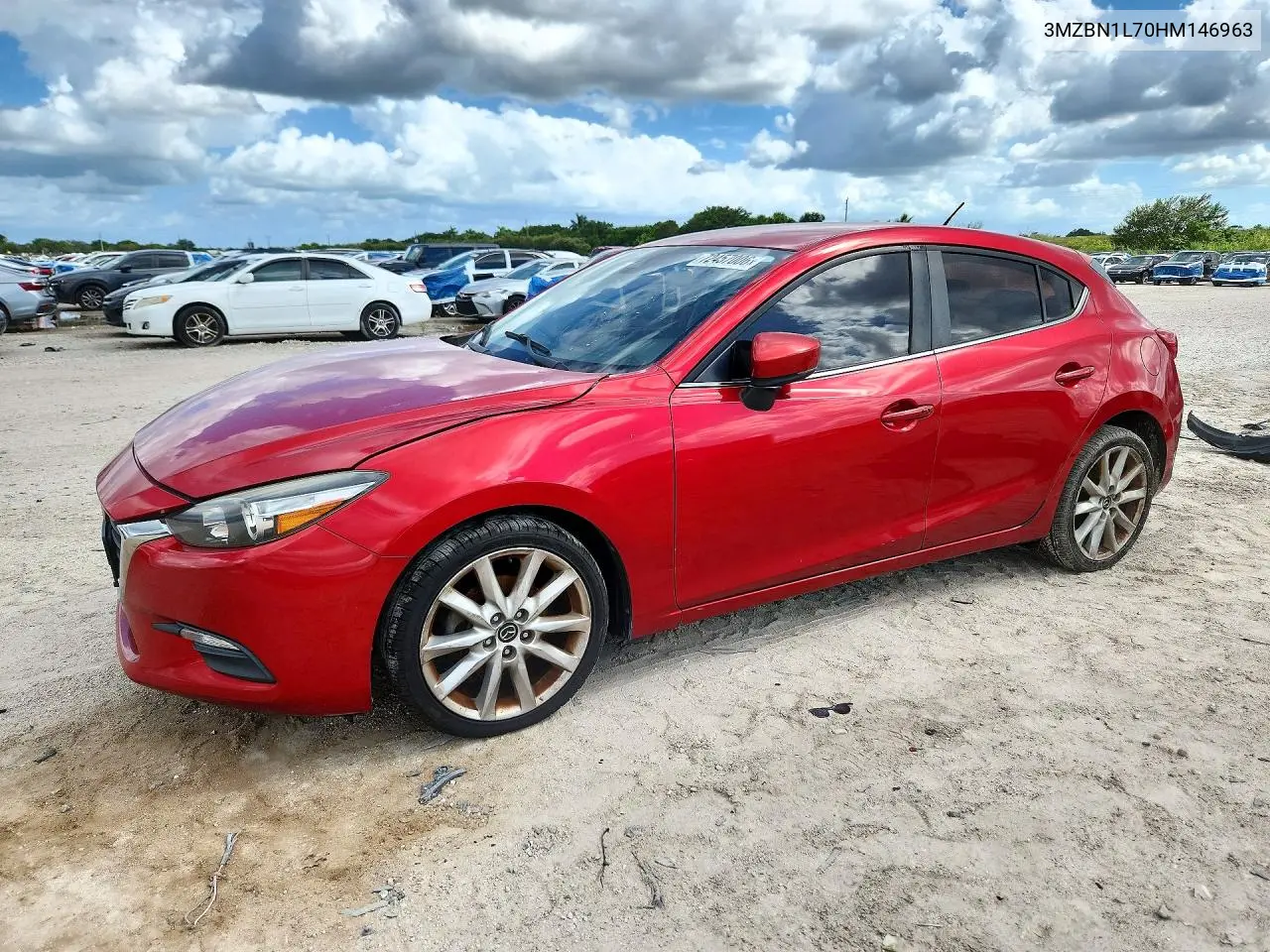 MAZDA 3 2017, VIN 3MZBN1L70HM146963