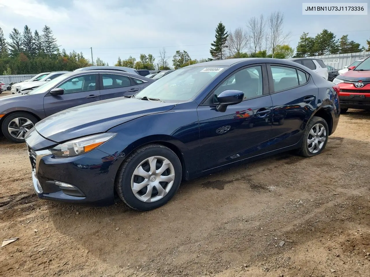 MAZDA 3 2018, VIN JM1BN1U73J1173336