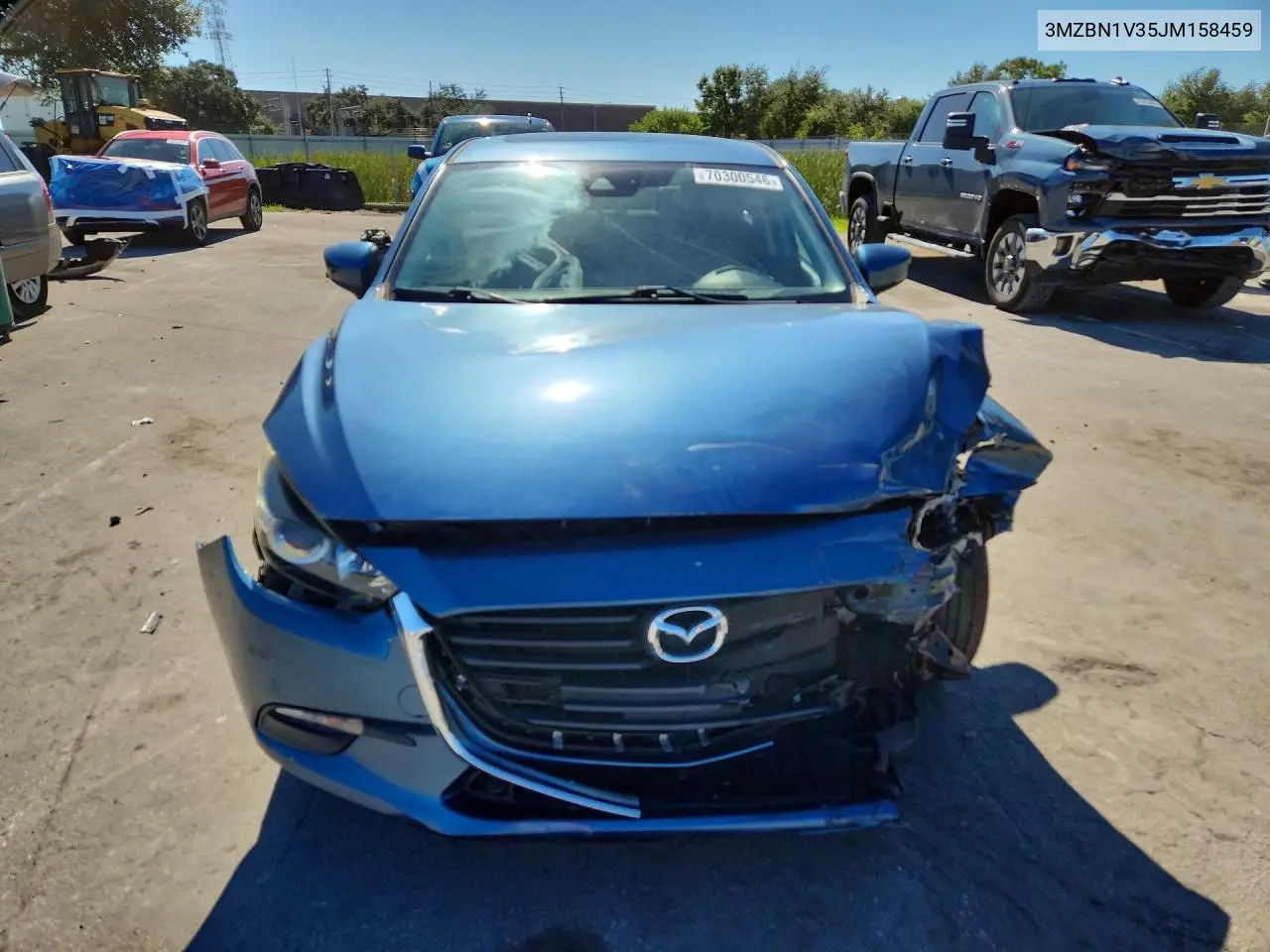 2018 MAZDA 3 VIN 3MZBN1V35JM158459 — фото 5