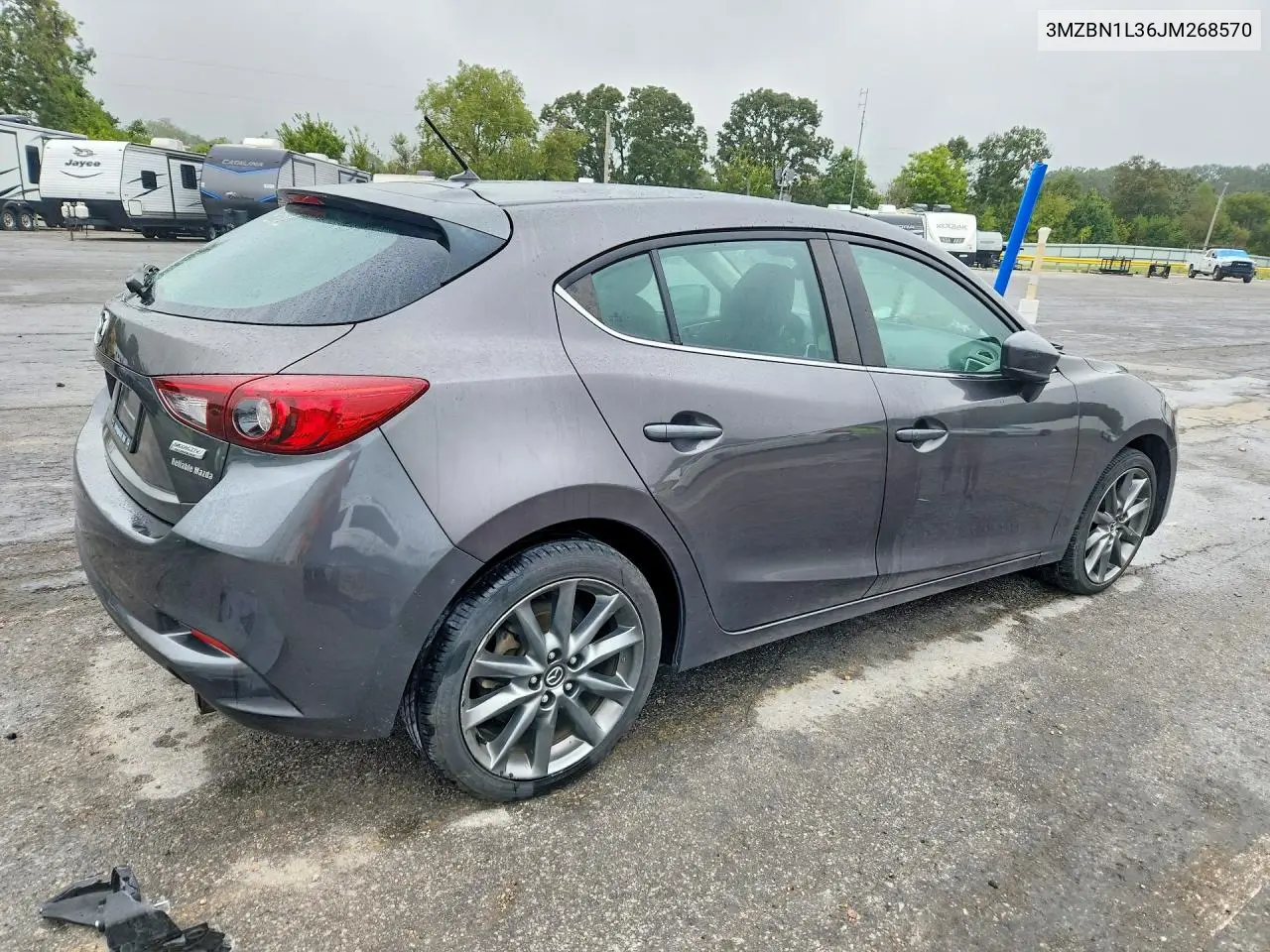 2018 MAZDA 3 VIN 3MZBN1L36JM268570 — фото 3