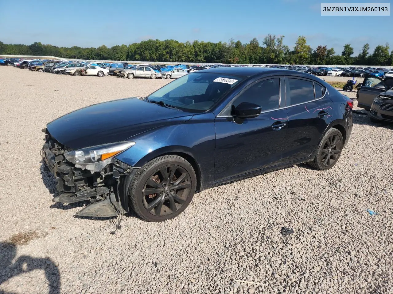 MAZDA 3 2018, VIN 3MZBN1V3XJM260193