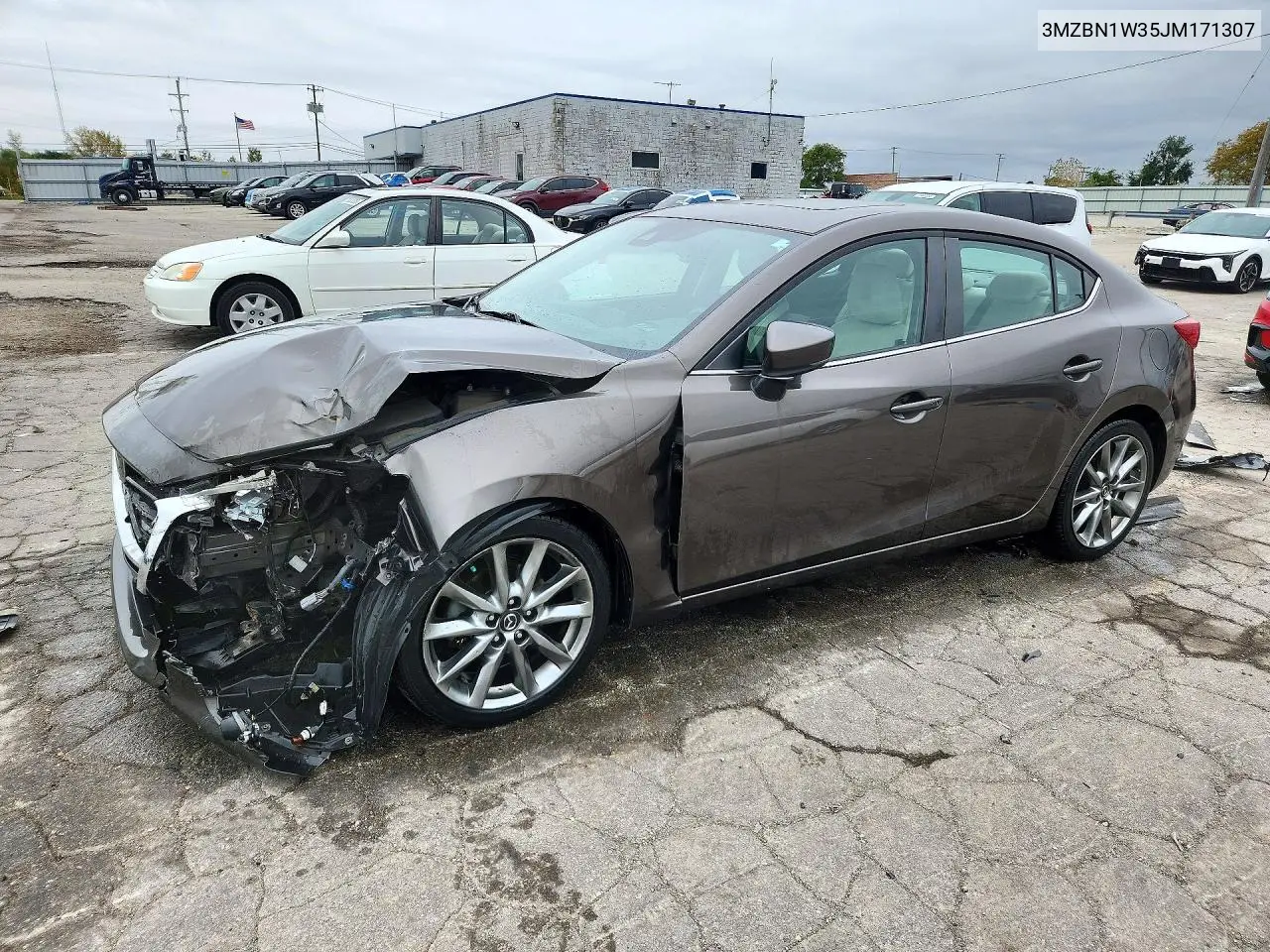 MAZDA 3 2018, VIN 3MZBN1W35JM171307