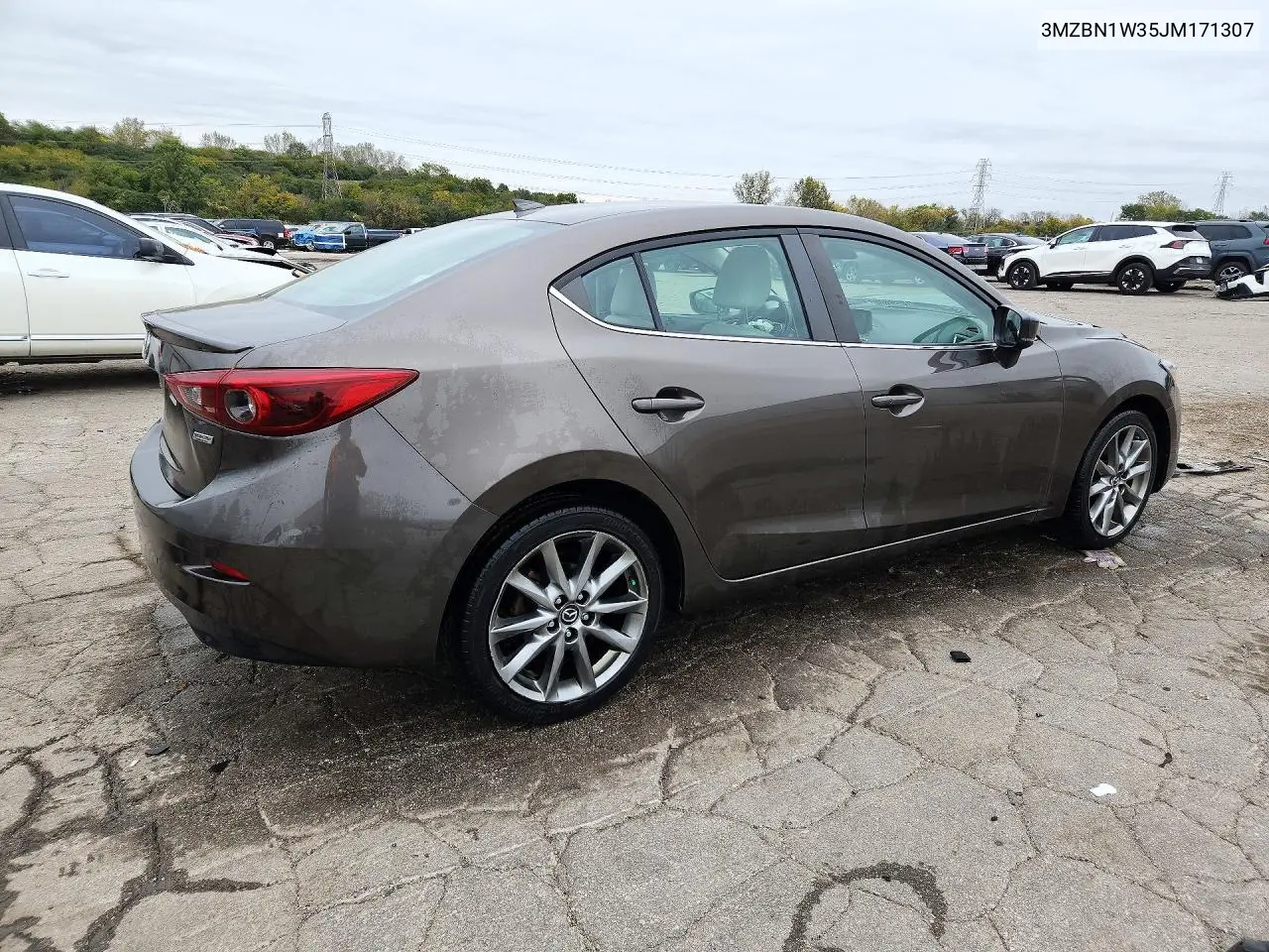 2018 MAZDA 3 VIN 3MZBN1W35JM171307 — фото 3
