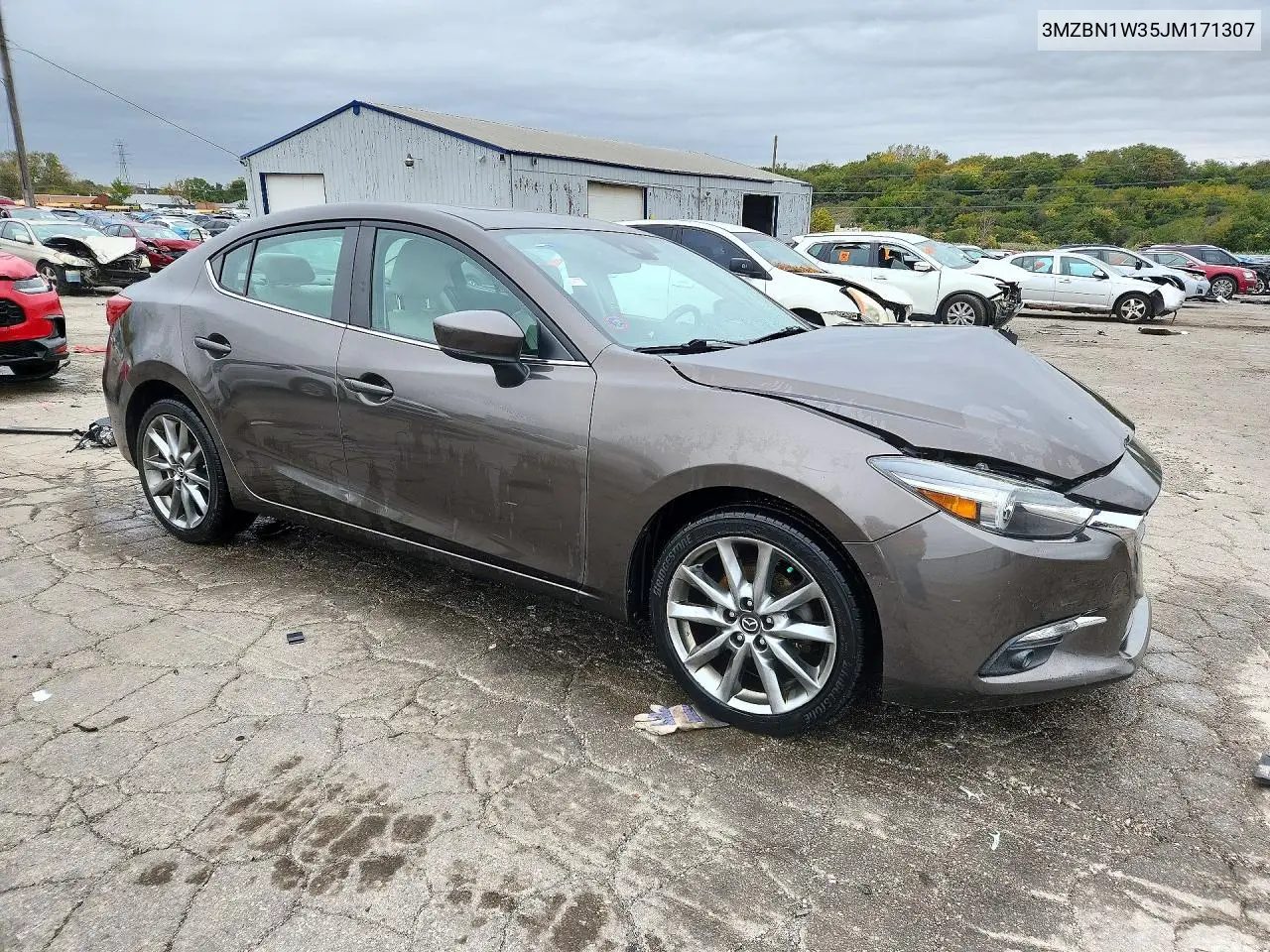 2018 MAZDA 3 VIN 3MZBN1W35JM171307 — фото 4
