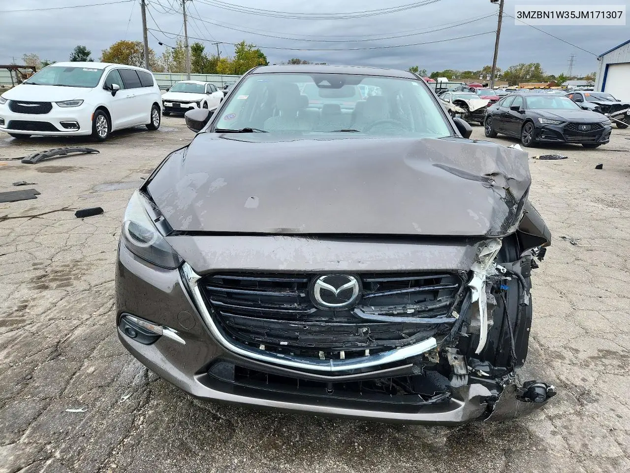 2018 MAZDA 3 VIN 3MZBN1W35JM171307 — фото 5