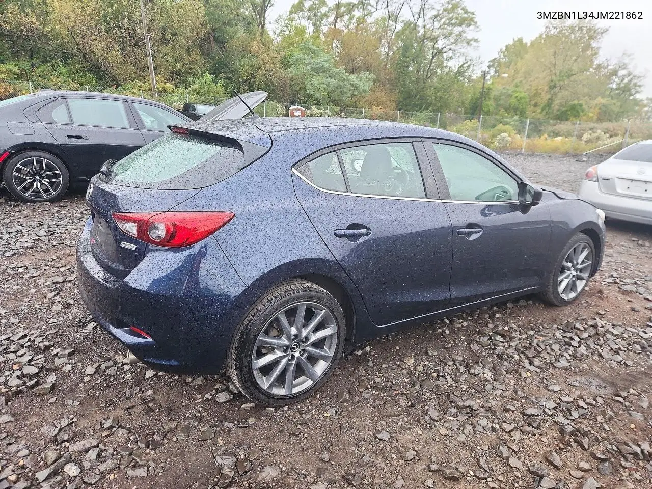 2018 MAZDA 3 VIN 3MZBN1L34JM221862 — фото 3