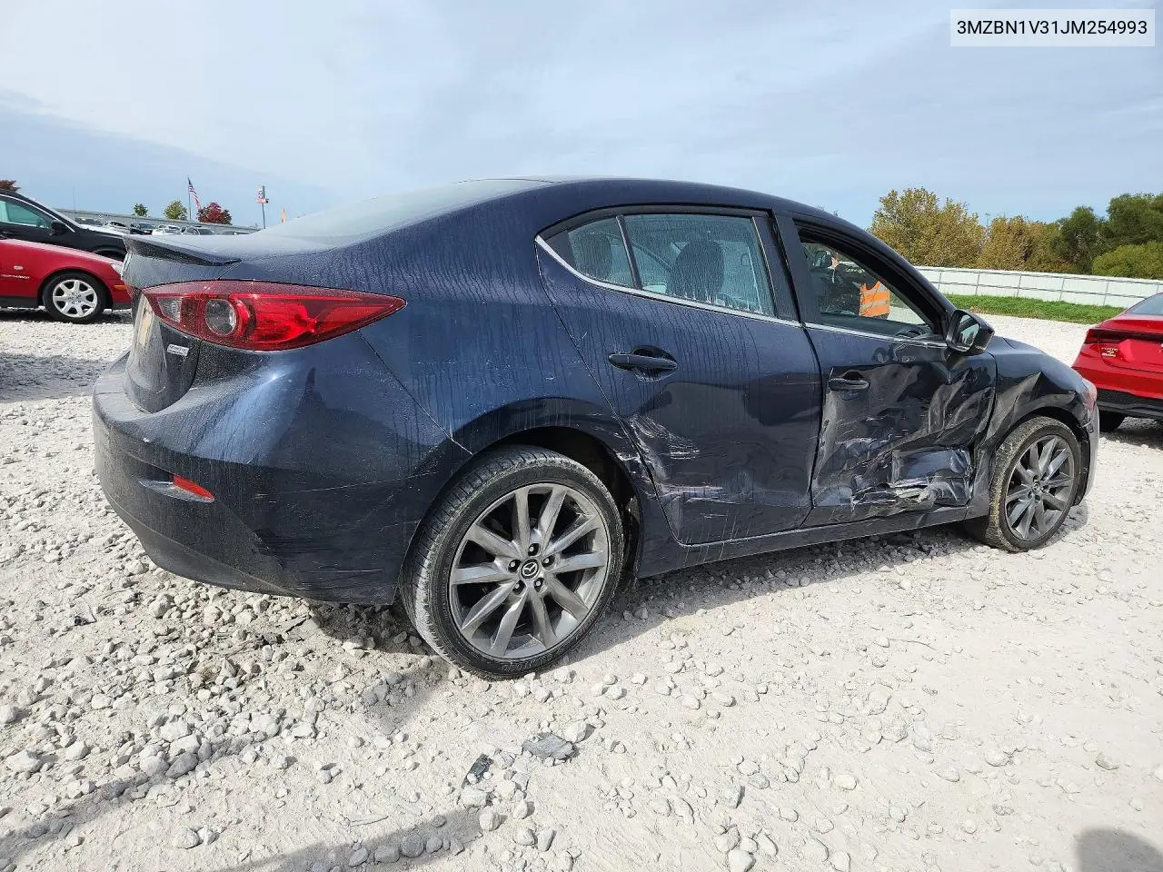2018 MAZDA 3 VIN 3MZBN1V31JM254993 — фото 3