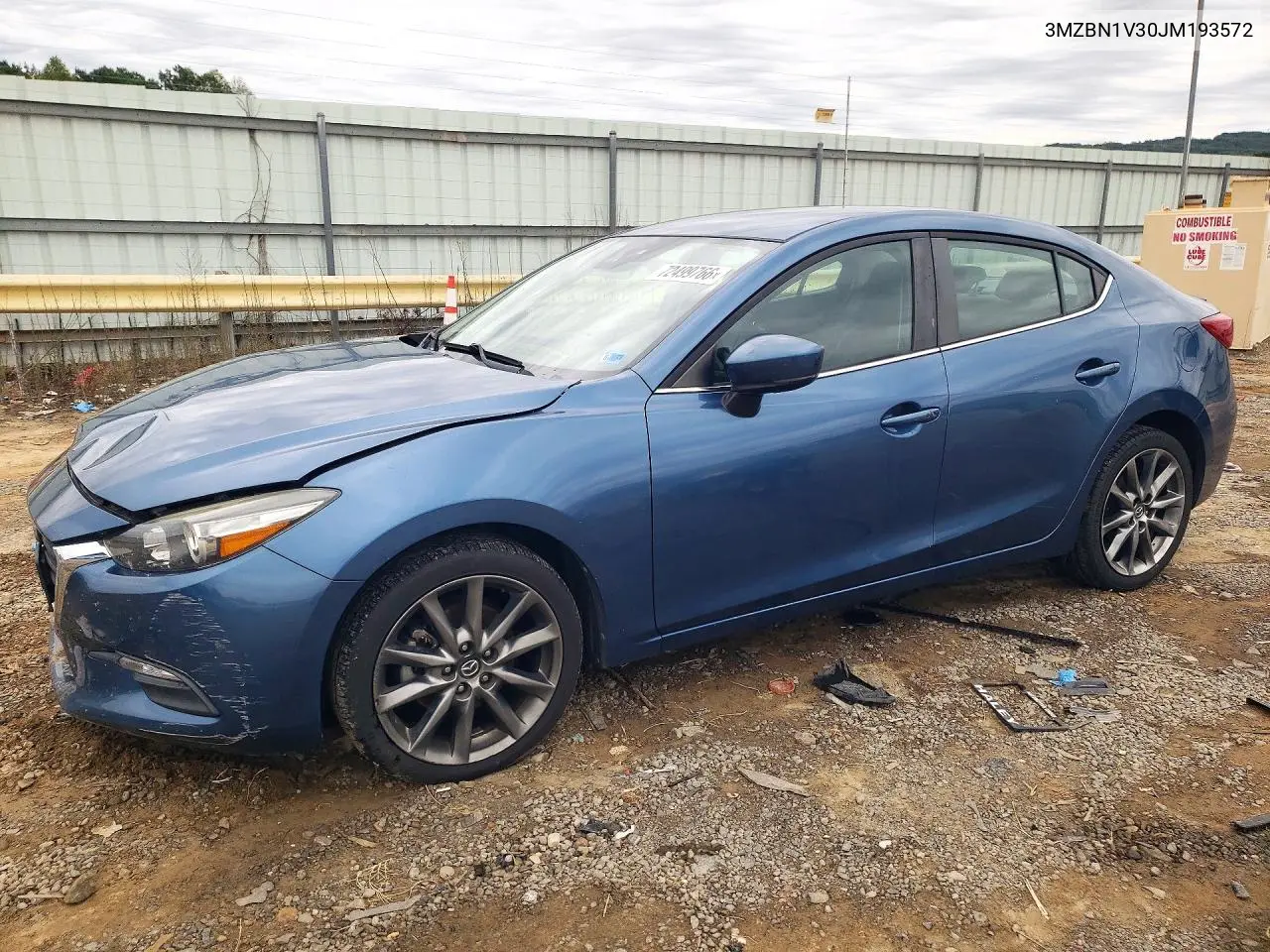 MAZDA 3 2018, VIN 3MZBN1V30JM193572