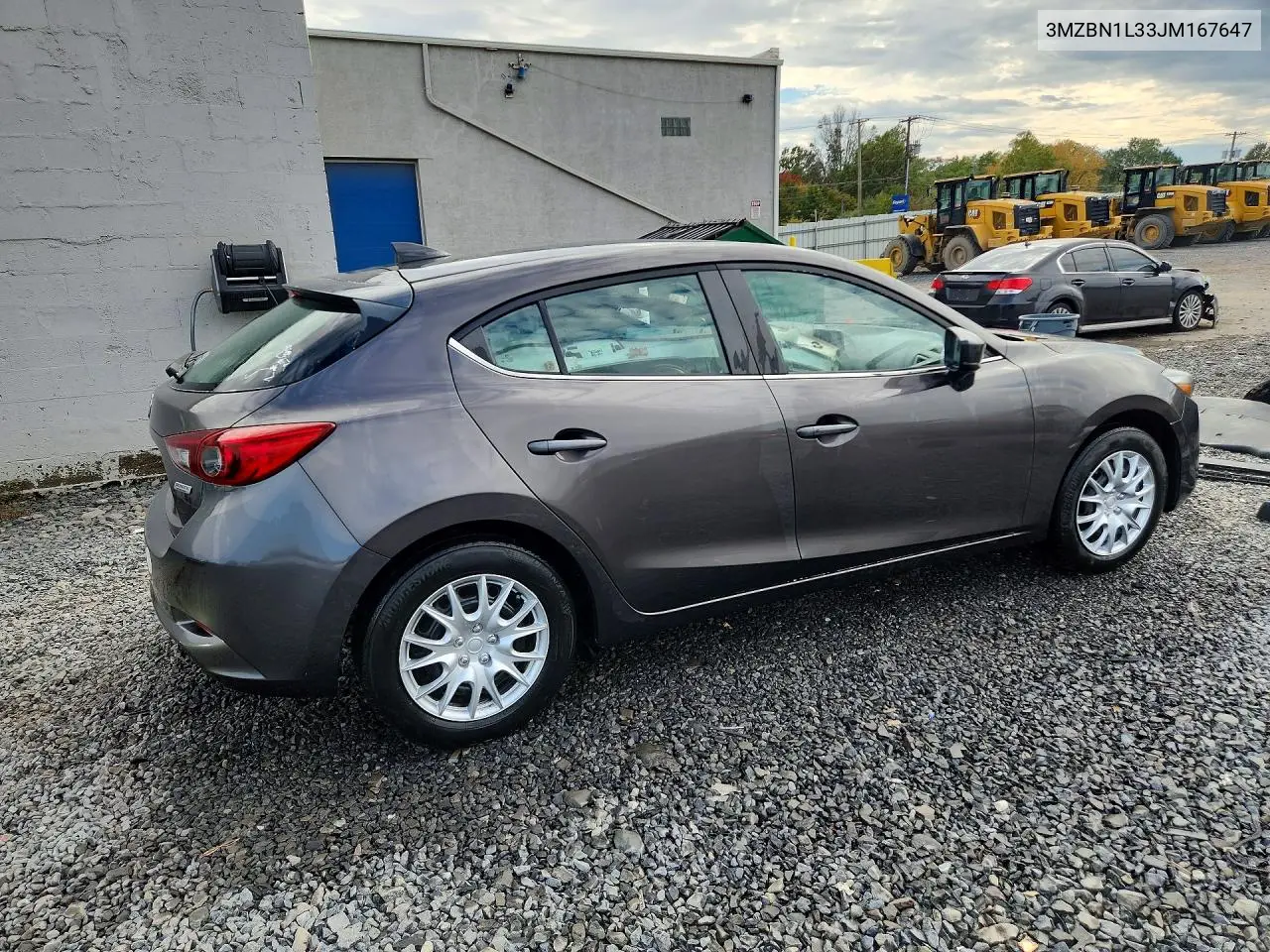 2018 MAZDA 3 VIN 3MZBN1L33JM167647 — фото 3
