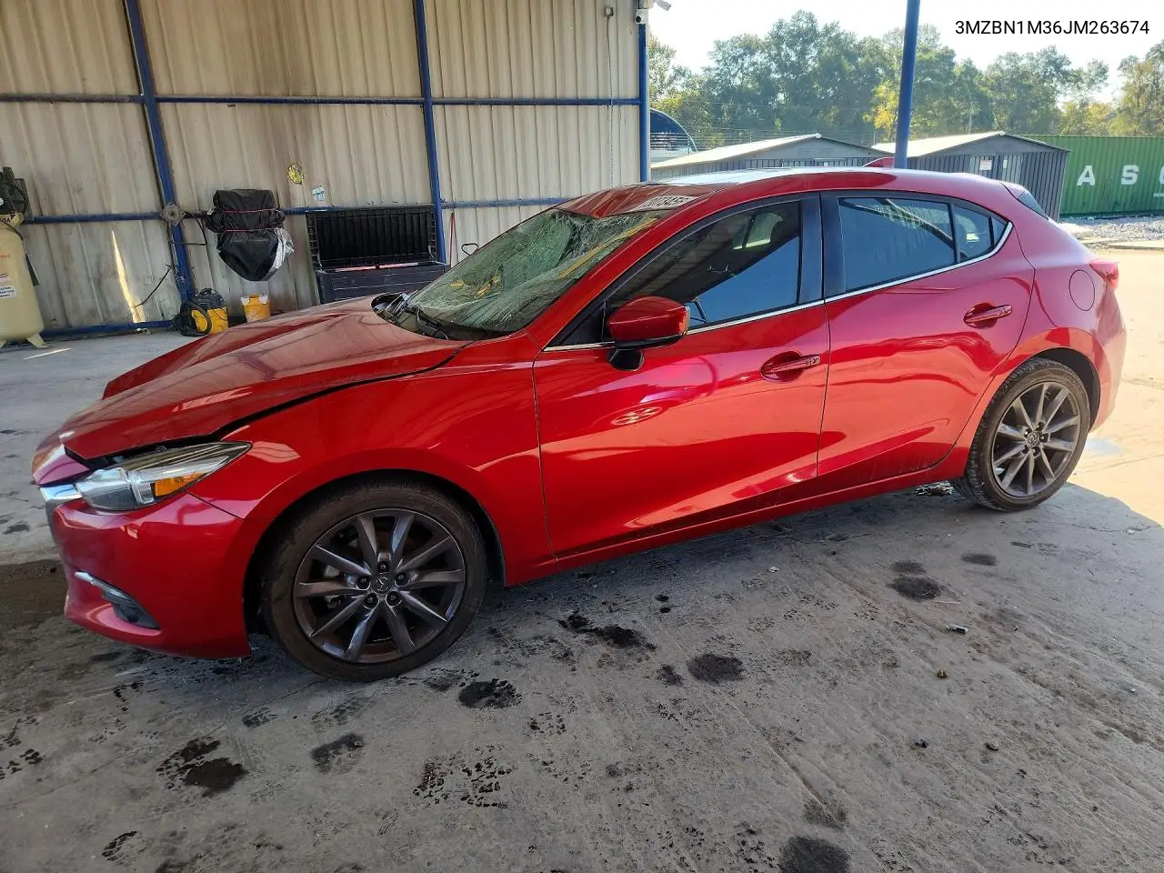 MAZDA 3 2018, VIN 3MZBN1M36JM263674