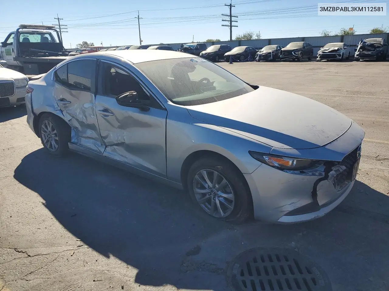 2019 MAZDA 3 VIN 3MZBPABL3KM112581 — фото 4