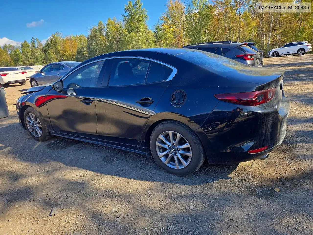 2020 MAZDA 3 VIN 3MZBPACL3LM130935 — фото 2