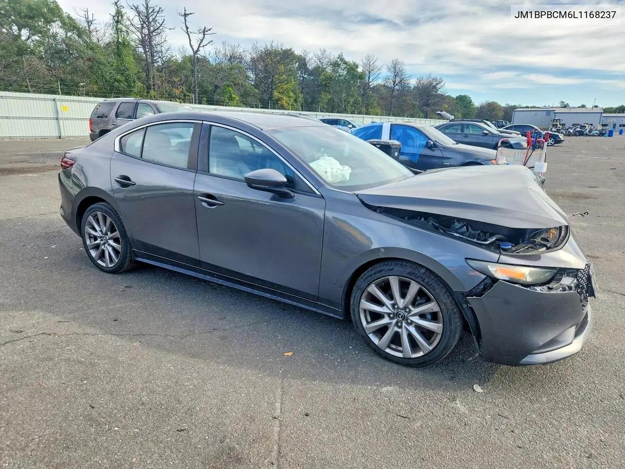 2020 MAZDA 3 VIN JM1BPBCM6L1168237 — фото 4