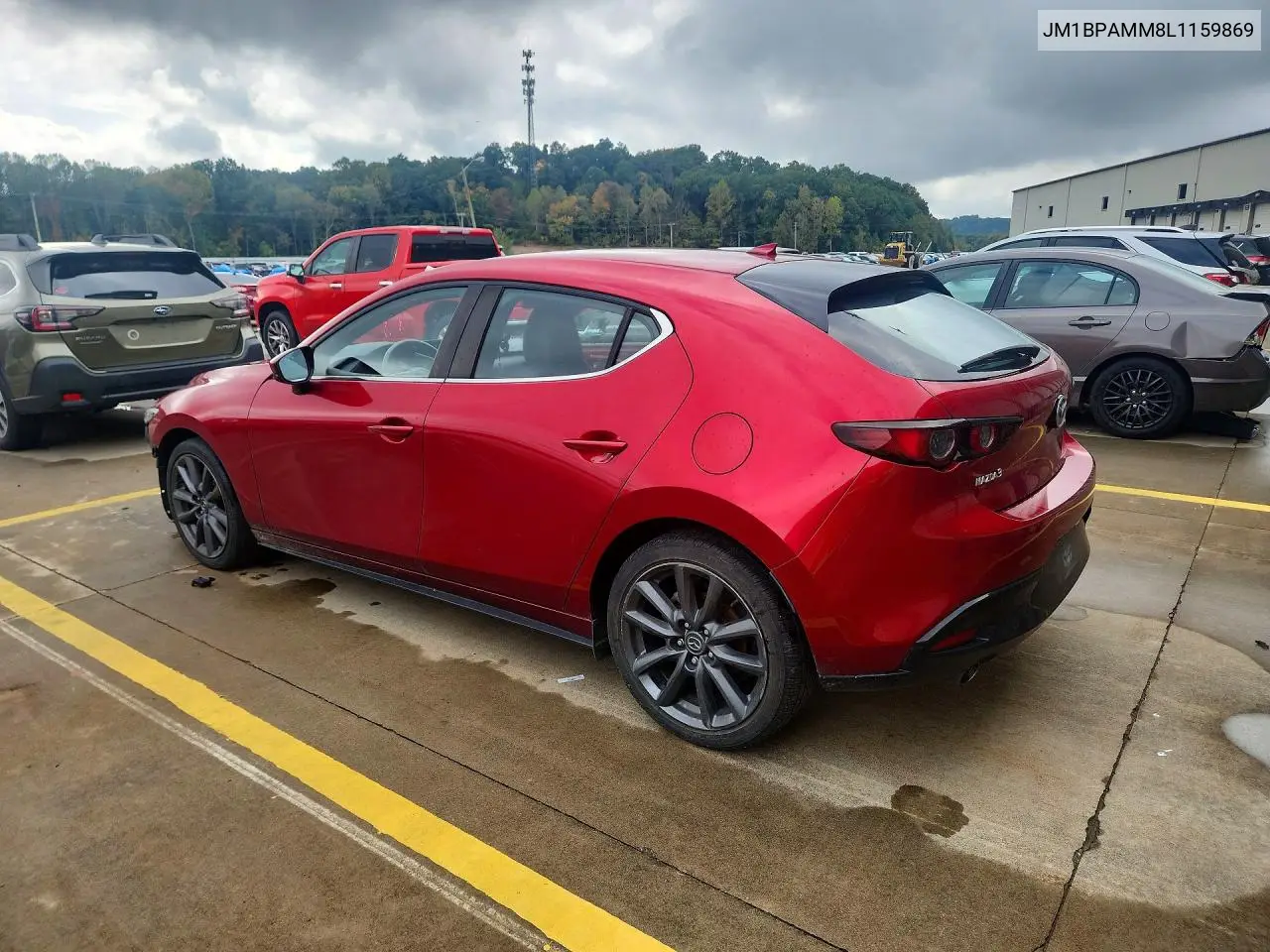 2020 MAZDA 3 VIN JM1BPAMM8L1159869 — фото 2