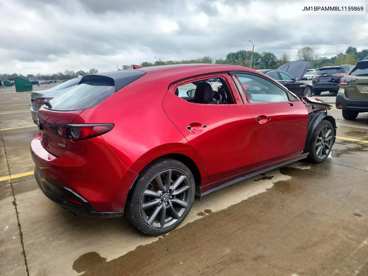 2020 MAZDA 3 VIN JM1BPAMM8L1159869 — фото 3