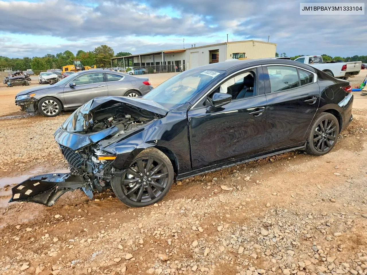 MAZDA 3 2021, VIN JM1BPBAY3M1333104