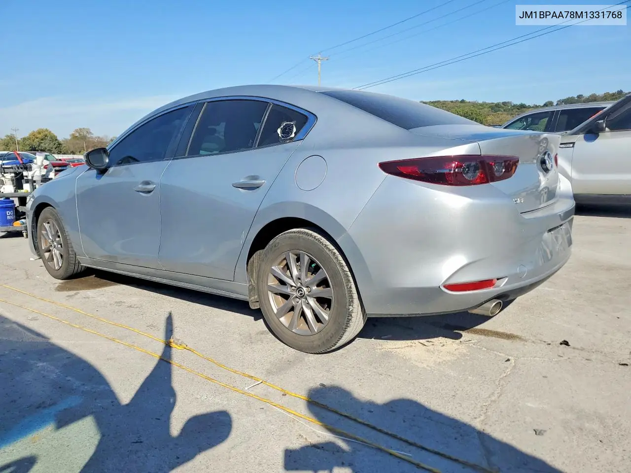 2021 MAZDA 3 VIN JM1BPAA78M1331768 — фото 2