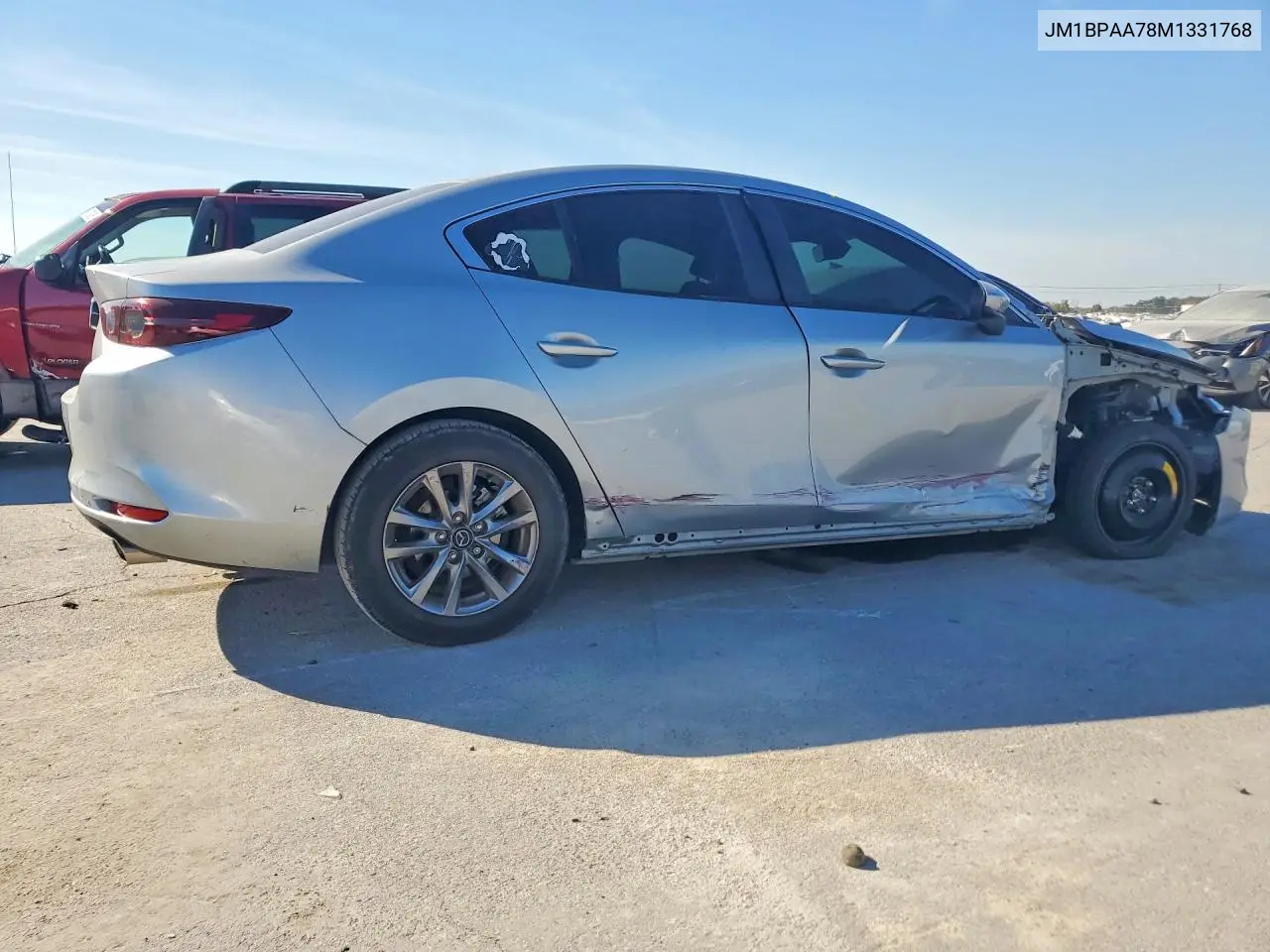 2021 MAZDA 3 VIN JM1BPAA78M1331768 — фото 3