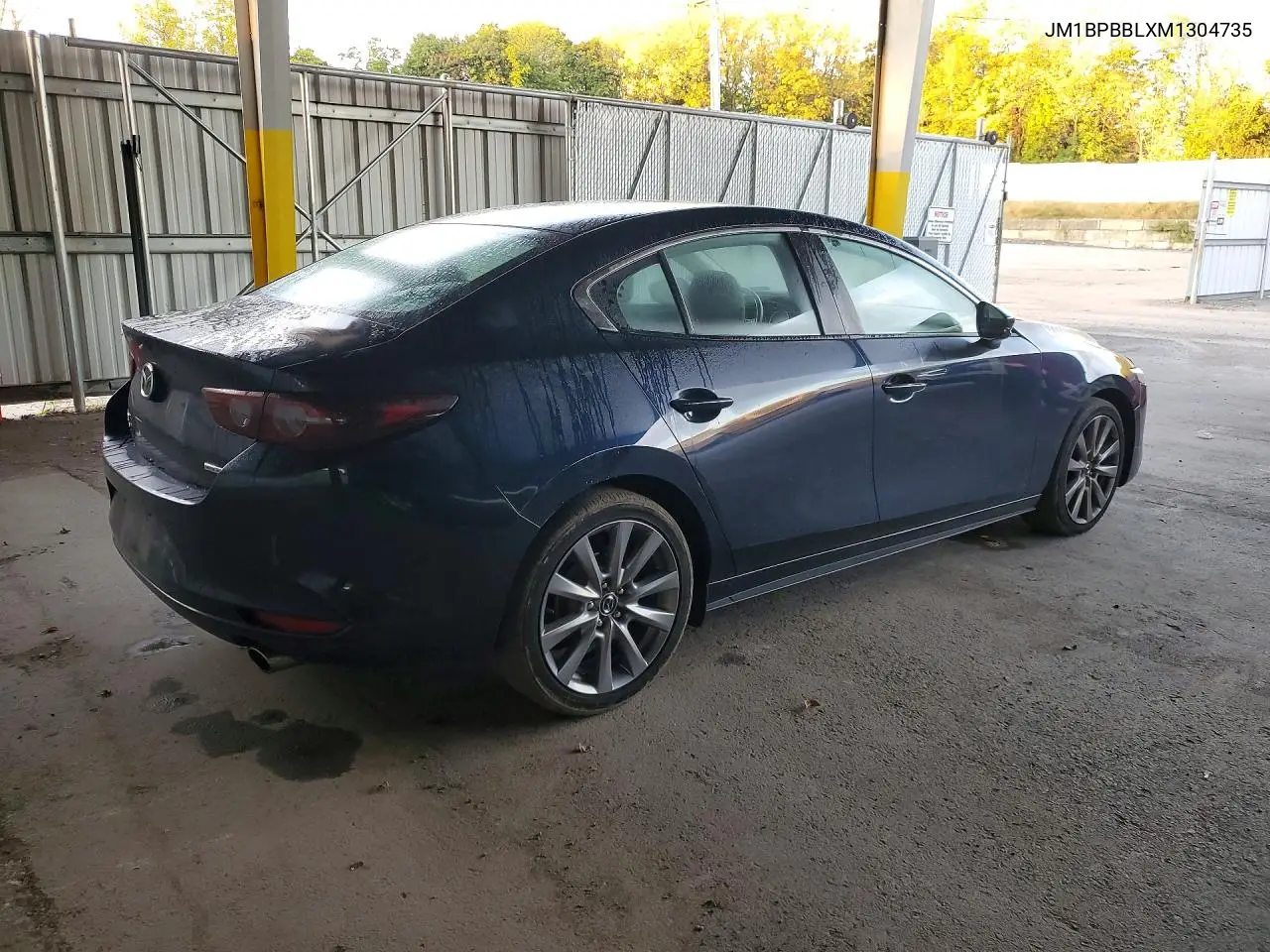 2021 MAZDA 3 VIN JM1BPBBLXM1304735 — фото 3