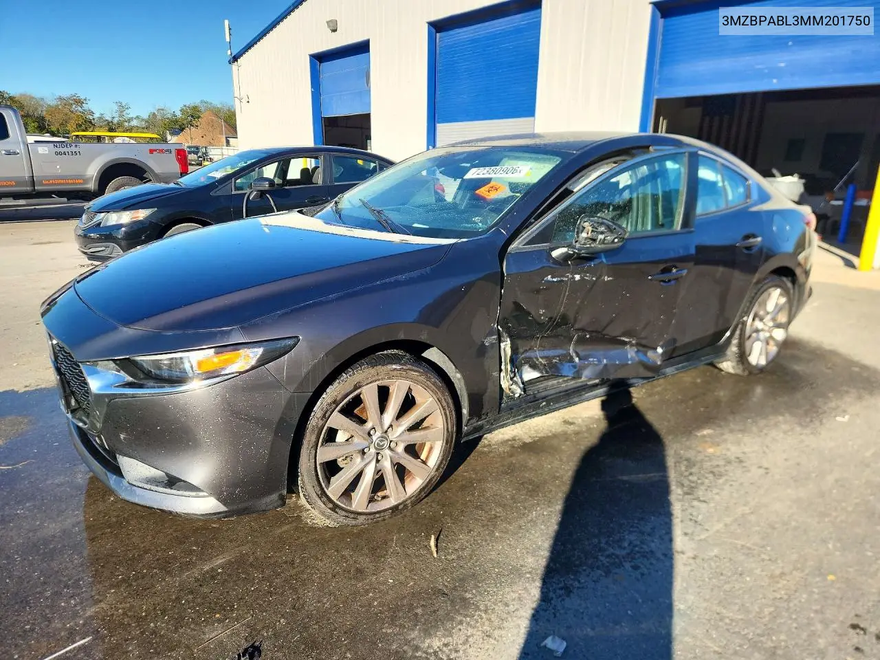 MAZDA 3 2021, VIN 3MZBPABL3MM201750