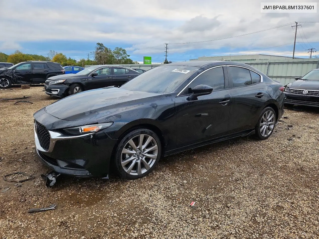 MAZDA 3 2021, VIN JM1BPABL8M1337601
