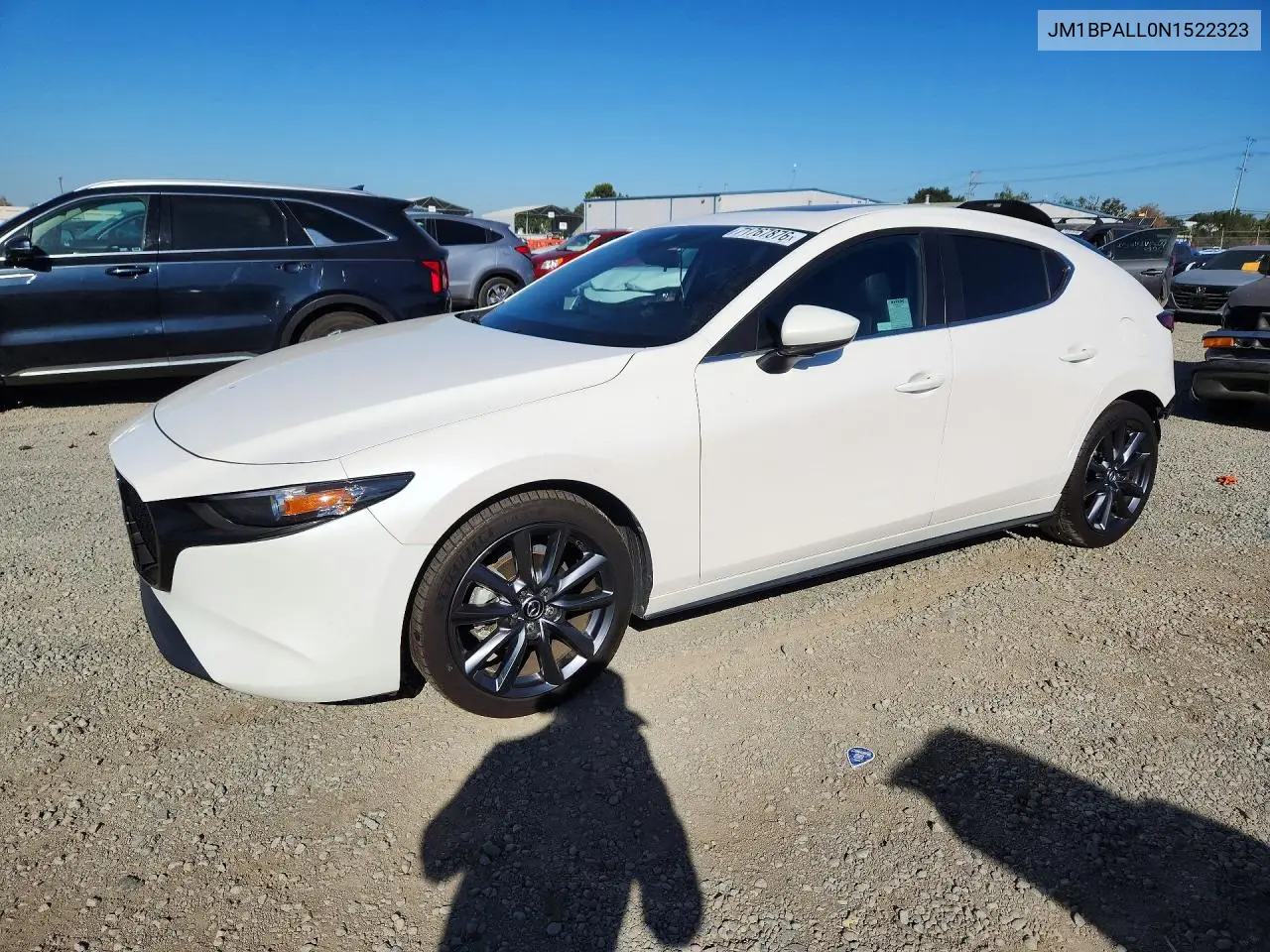 MAZDA 3 2022, VIN JM1BPALL0N1522323