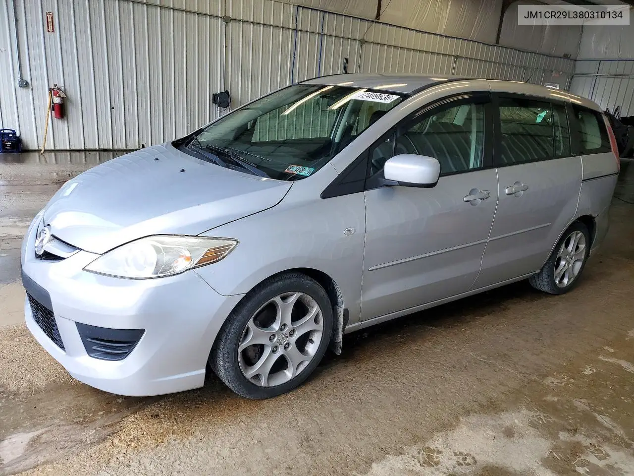 MAZDA 5 2008, VIN JM1CR29L380310134