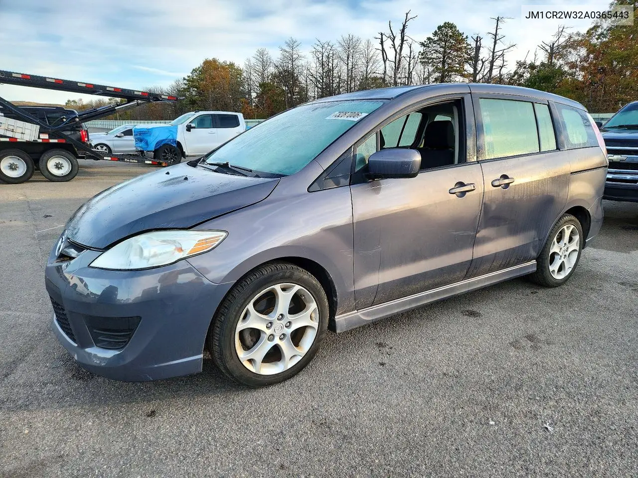 MAZDA 5 2010, VIN JM1CR2W32A0365443