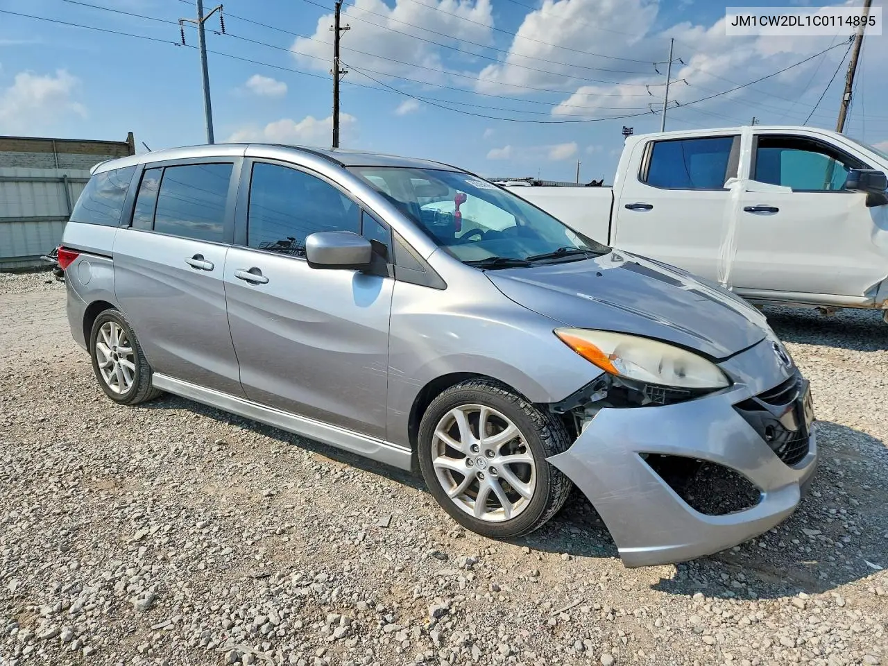 2012 MAZDA 5 VIN JM1CW2DL1C0114895 — фото 4