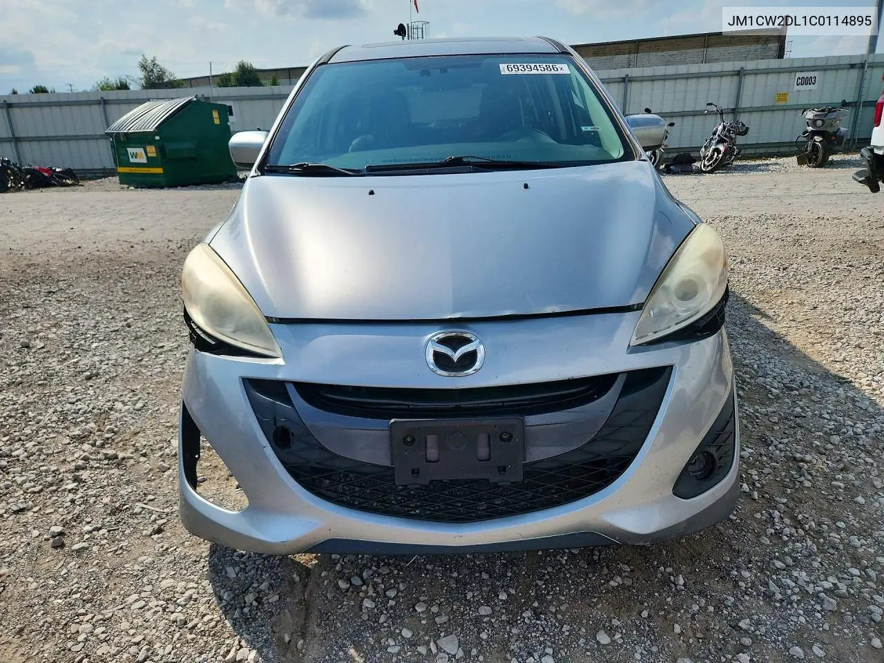 2012 MAZDA 5 VIN JM1CW2DL1C0114895 — фото 5