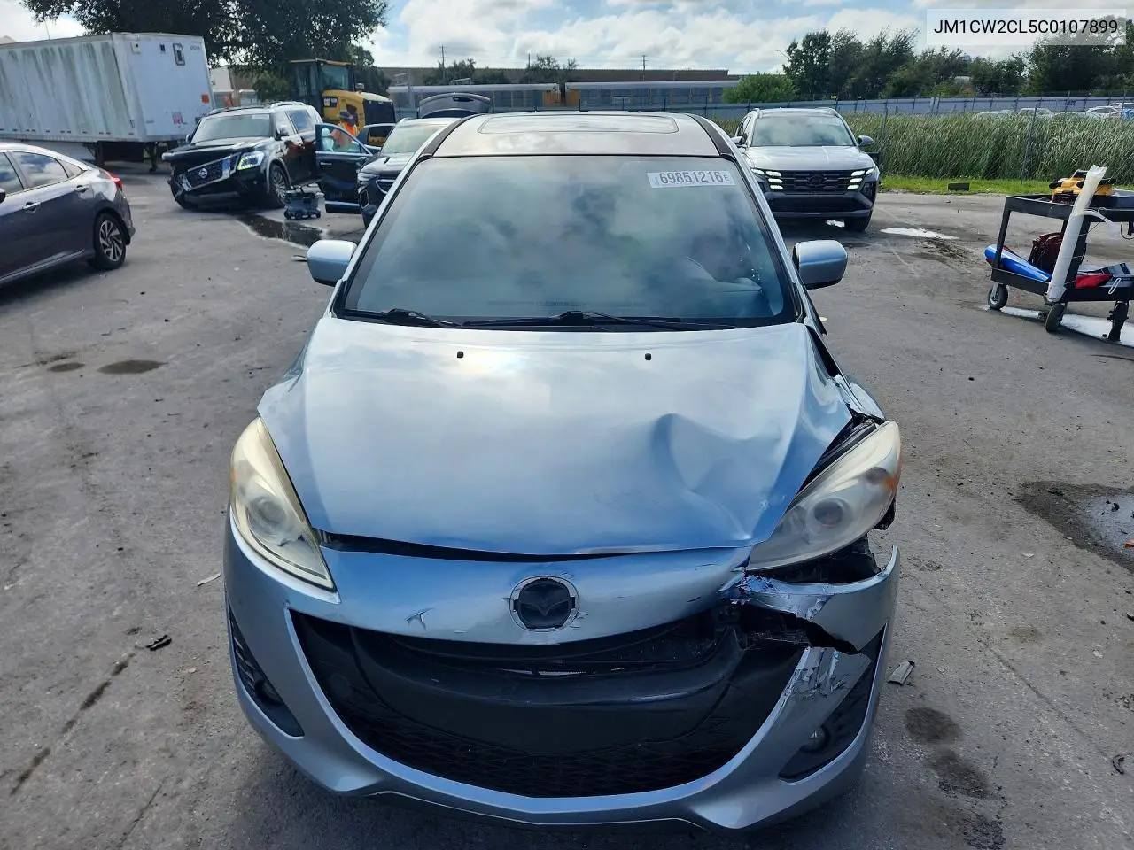 2012 MAZDA 5 VIN JM1CW2CL5C0107899 — фото 5