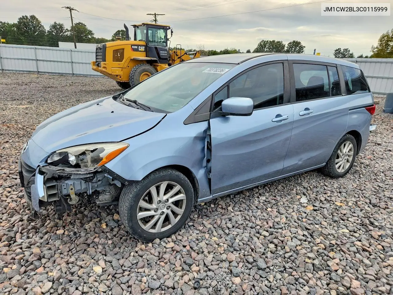 MAZDA 5 2012, VIN JM1CW2BL3C0115999