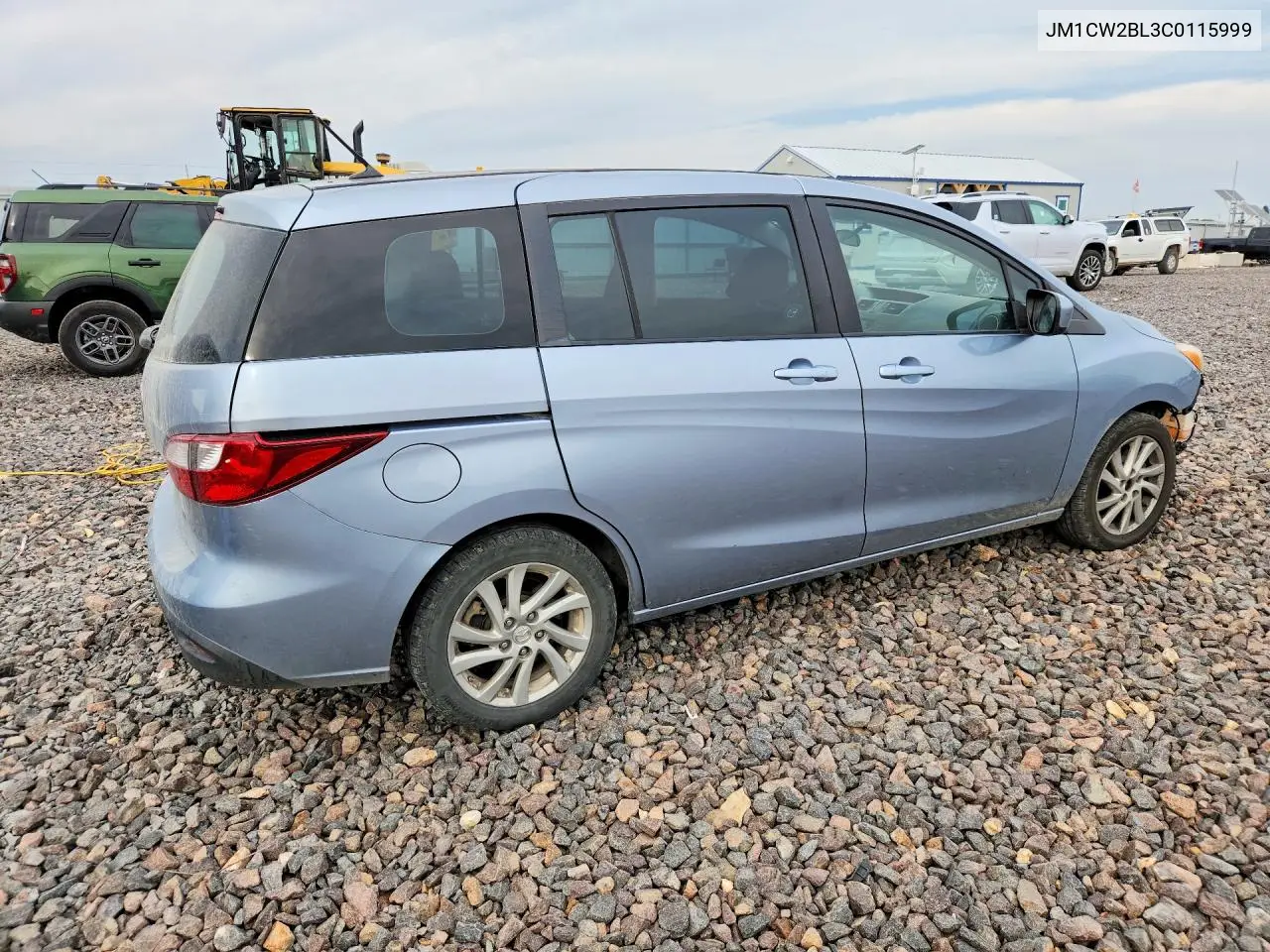 2012 MAZDA 5 VIN JM1CW2BL3C0115999 — фото 3