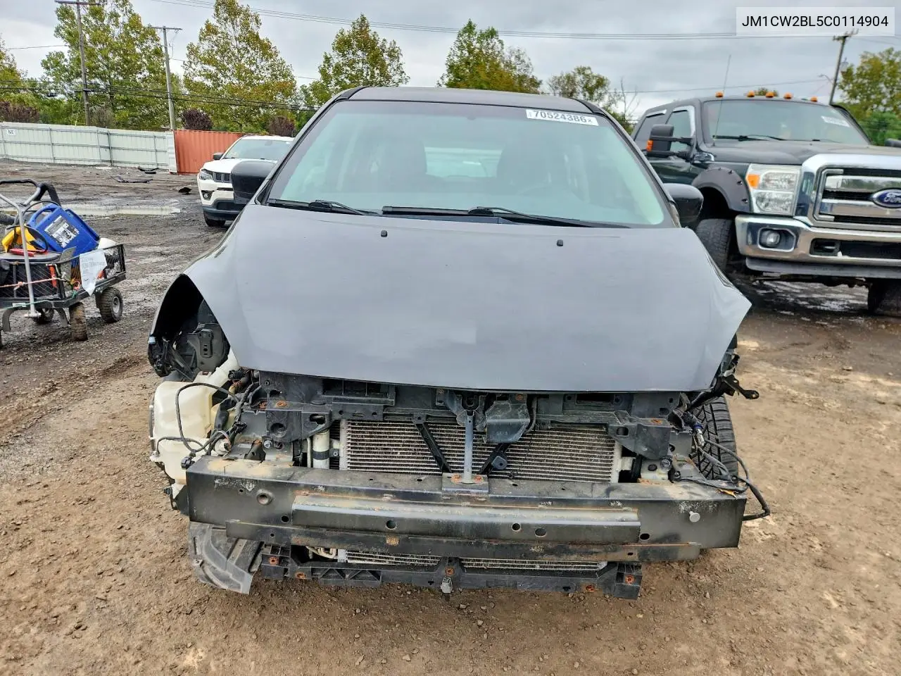 2012 MAZDA 5 VIN JM1CW2BL5C0114904 — фото 5