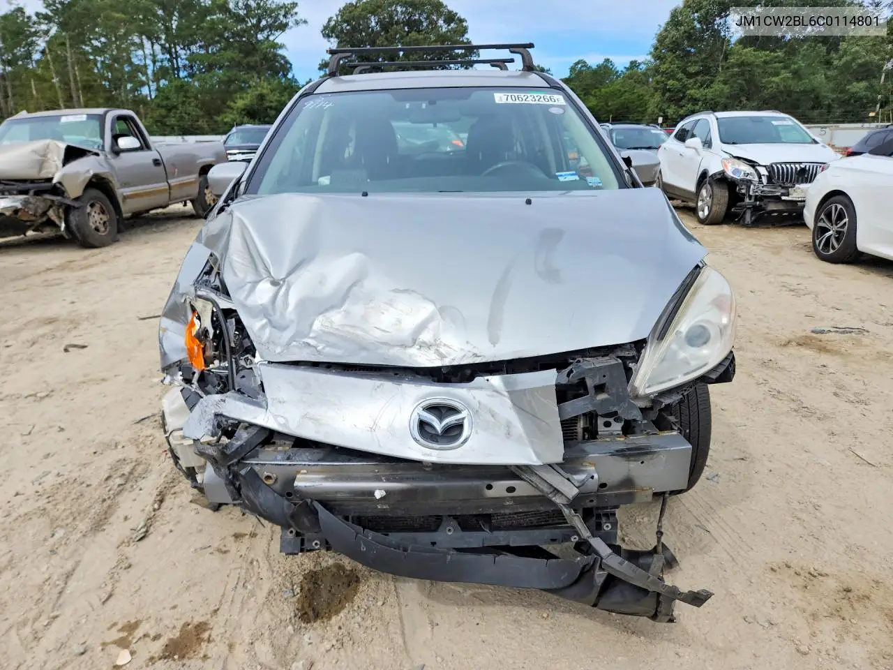 2012 MAZDA 5 VIN JM1CW2BL6C0114801 — фото 5