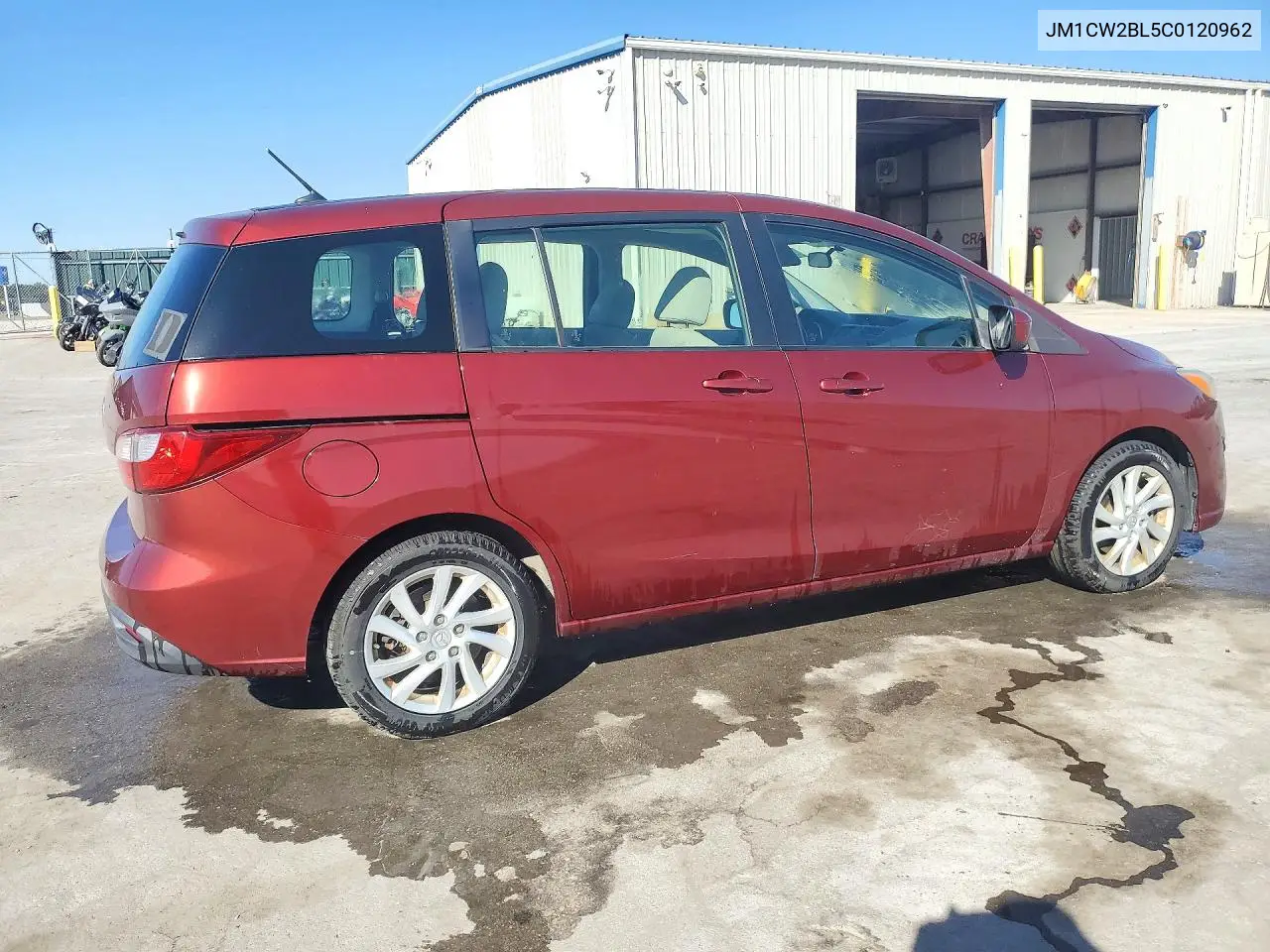 2012 MAZDA 5 VIN JM1CW2BL5C0120962 — фото 3