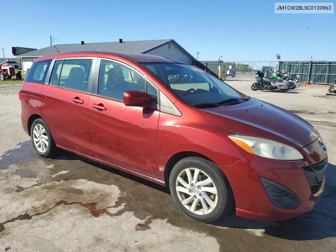 2012 MAZDA 5 VIN JM1CW2BL5C0120962 — фото 4