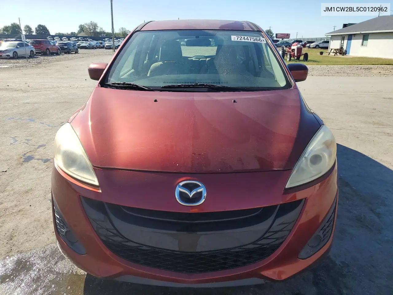 2012 MAZDA 5 VIN JM1CW2BL5C0120962 — фото 5