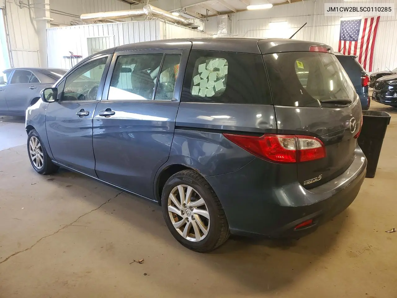 2012 MAZDA 5 VIN JM1CW2BL5C0110285 — фото 2
