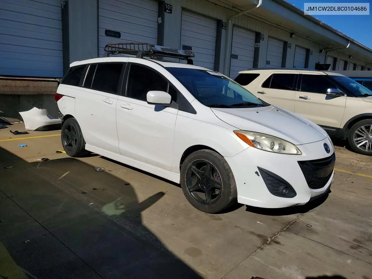 2012 MAZDA 5 VIN JM1CW2DL8C0104686 — фото 4