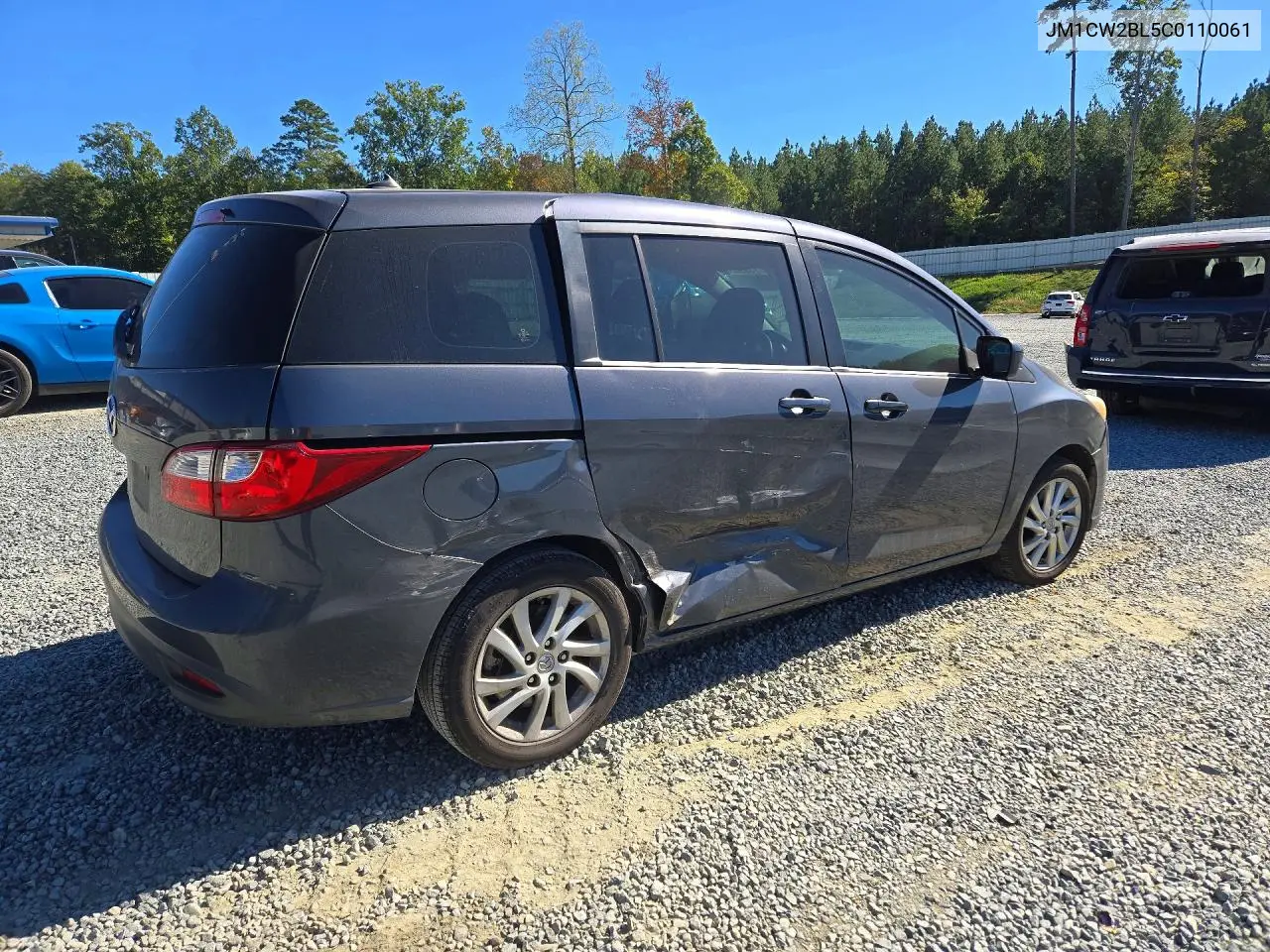 2012 MAZDA 5 VIN JM1CW2BL5C0110061 — фото 3