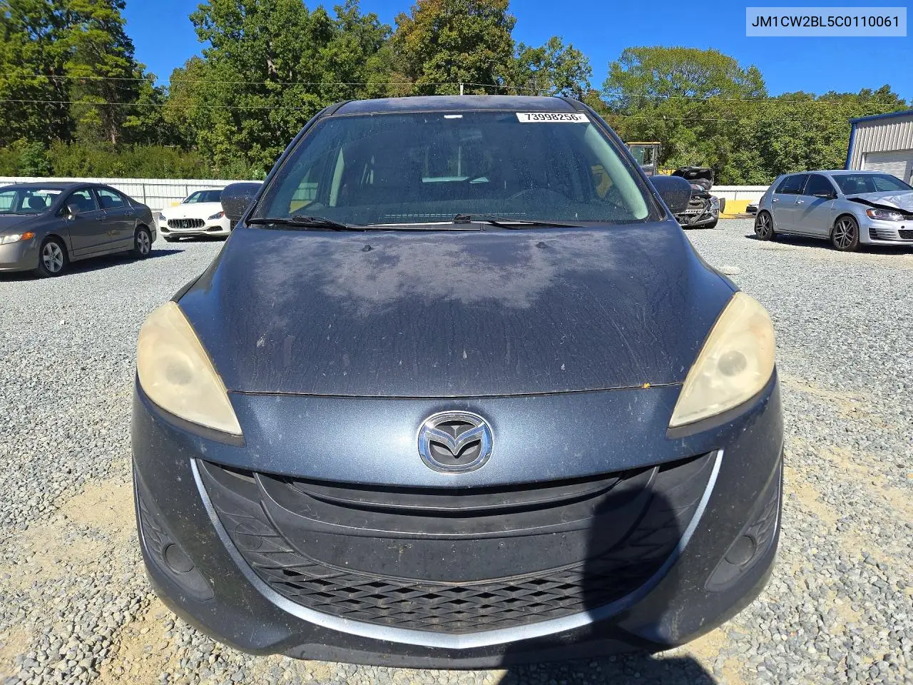 2012 MAZDA 5 VIN JM1CW2BL5C0110061 — фото 5