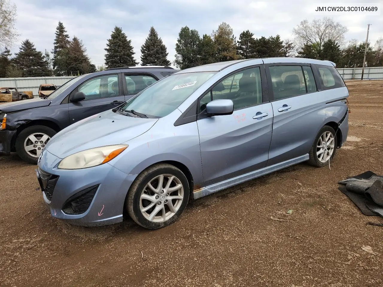 MAZDA 5 2012, VIN JM1CW2DL3C0104689